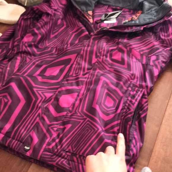 Volcom Snowboard Jacket Purple Thermonite XS - Picture 16 of 16